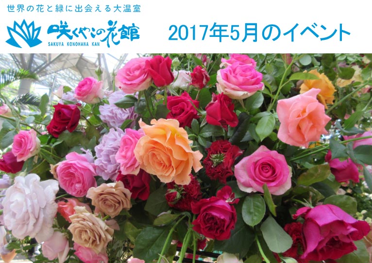 咲くやこの花館　2017年5月のイベント