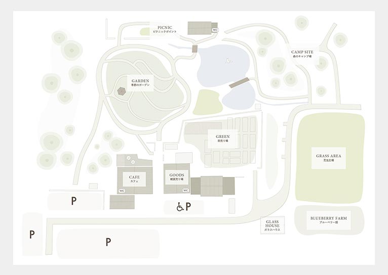 大森プランツ株式会社 コピスガーデン GARDEN MAP
