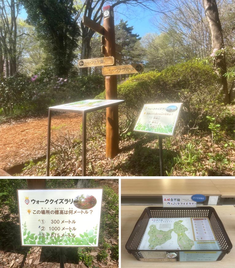 赤城自然園お子様向けのプログラム　ウォーククイズラリー【無料】