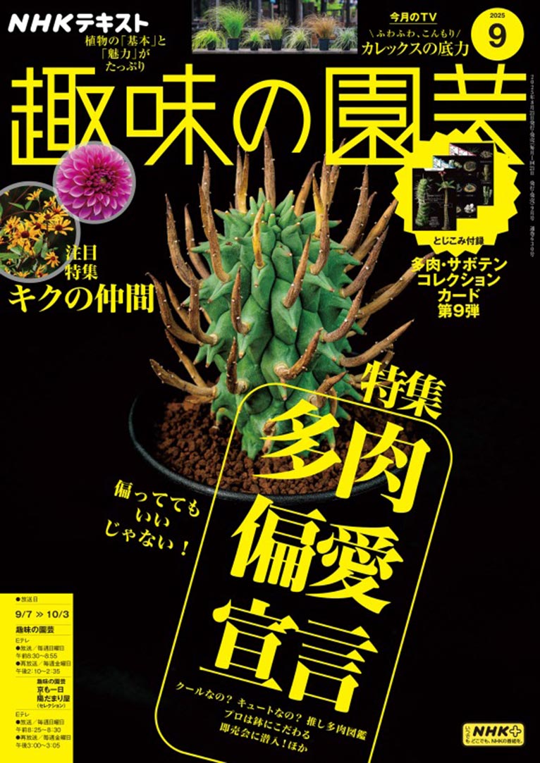 NHK趣味の園芸2025.9月号