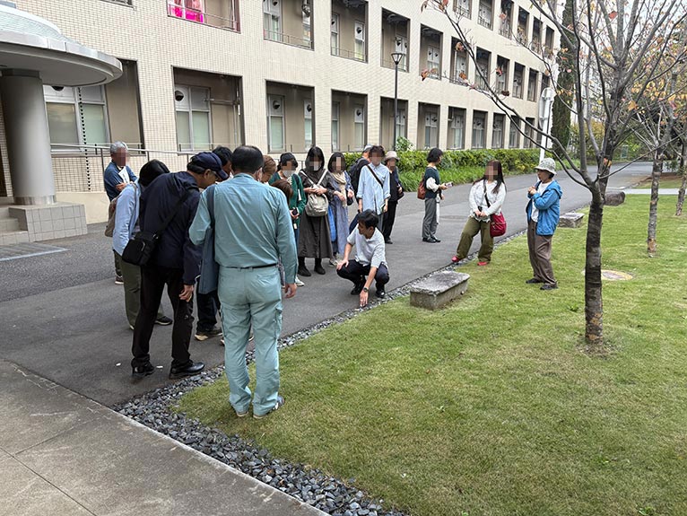 2025年10月18日　JGNイベント『レインガーデン見学と日英グリーンインフラの今を聞く』～木下剛さん・佐藤麻貴子さんのレクチャーとレインガーデン見学～を終えて　バイオスウェール見学