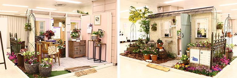 2026年2月20・21日『クリスマスローズの世界展2026』～魅惑の花たちの宴～サンシャインシティ　エントランス装飾