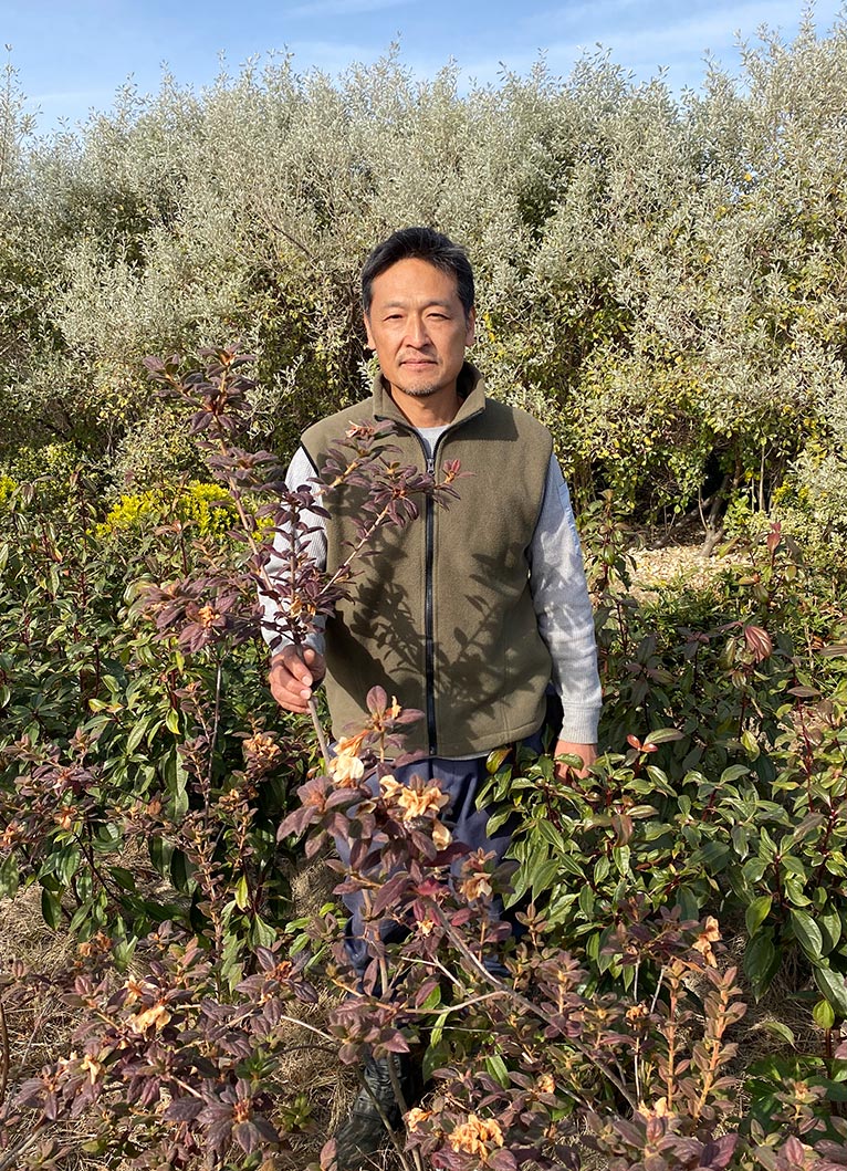 2026年4月18日開催　現地集合！JGNナーセリーツア『【特別公開】プロの圃場を巡る レア樹木探索＠古以津美園芸』古泉謙治さん