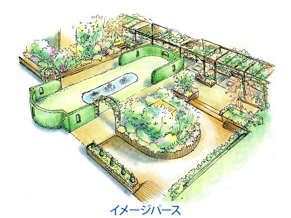 株式会社セゾンプライム　ガーデン事業　紹介ページ　デザイン / 施工　イメージパース