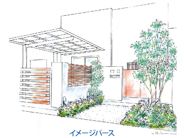 株式会社セゾンプライム　ガーデン事業　紹介ページ　デザイン / 施工　イメージパース